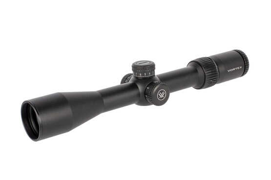 Vortex Optics 4-16x44mm EBR-2C MOA Diamondback Tactical riflescope features a 44mm objective and multicoated optics for light transmission